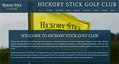 Desktop Screenshot of hickorystickgolf.com