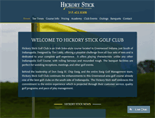 Tablet Screenshot of hickorystickgolf.com